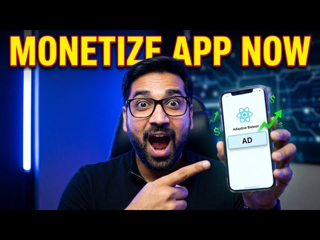 How to Add AdMob in React Native App (2026) | Adaptive Banner Ad
