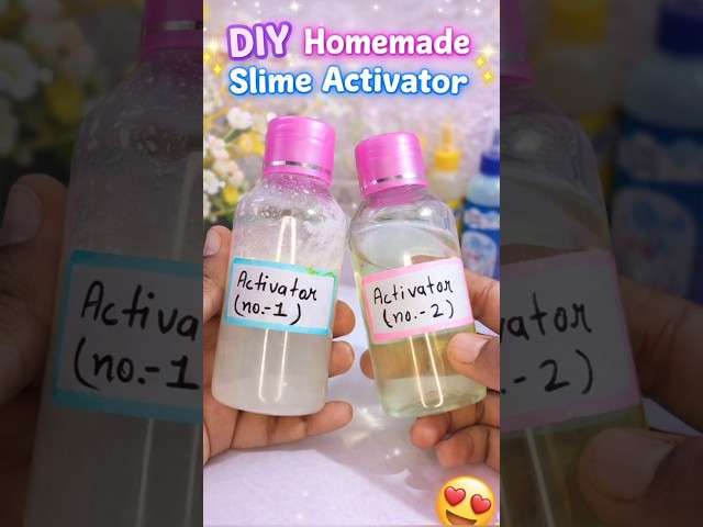 The Secret Slime Activator Nobody Tells You! 😳 DIY Slime Hack #trending #shorts #youtubeshorts