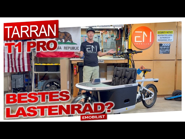 Das ULTIMATIVE Lastenrad mit Weltneuheit? 🚲🔥 Taran T1 Pro im Test!