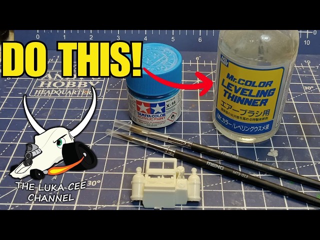 How To Hand Paint Model Car Parts Without Streaking Ep.502