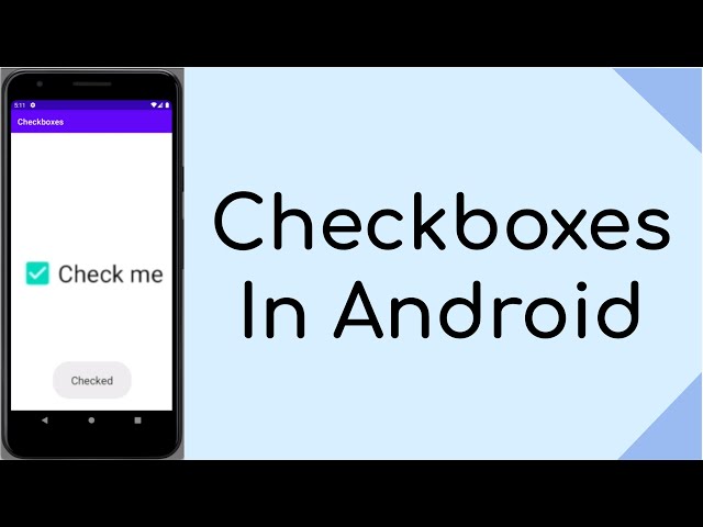 Checkboxes in Android