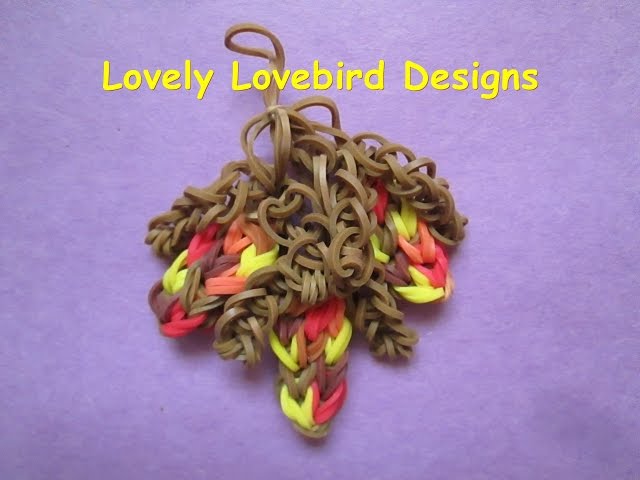 Rainbow Loom Thanksgiving Indian Corn Charm Tutorial.