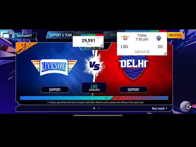 LSG VS DC Winning Prediction🚀💯 Bgmi Cricket League Prediction | Today Bgmi Cricket League Prediction