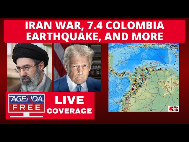 Iran War, 7.4 Colombia Earthquake & More - LIVE Updates and Breaking News Coverage