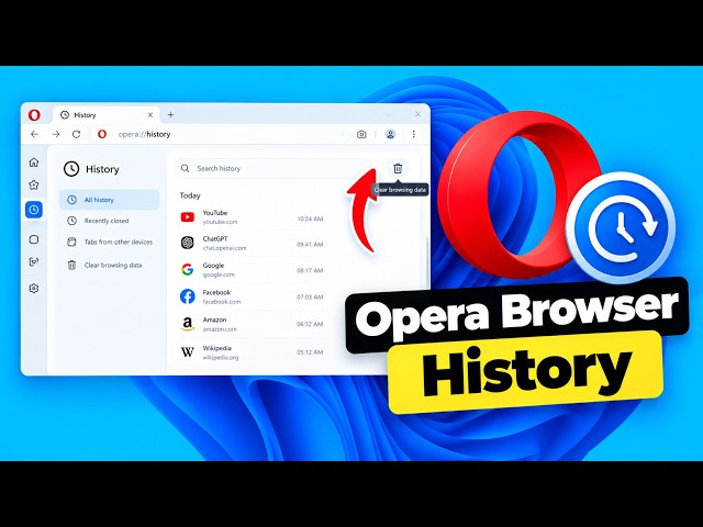 How to Find Your History on Opera Browser