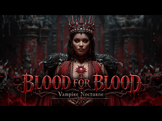 BLOOD FOR BLOOD | Vampire Nocturne | Dark Fantasy Acoustic Metal
