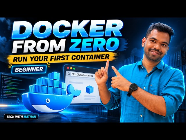 🐳 Docker From Zero — Run Your First Container