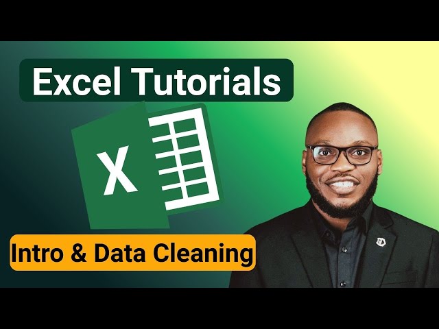 Intro | Data Cleaning in Excel | Excel Tutorials for Beginners
