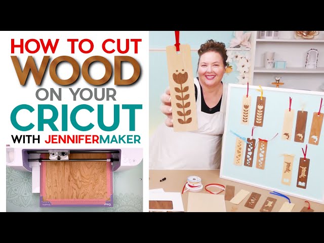 How to Cut Wood On a Cricut Explore or Maker | Wood Veneer Bookmarks!