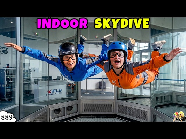 INDOOR SKYDIVE | Ep 889 | Sentosa Island | Travel Vlog | Aayu and Pihu Show