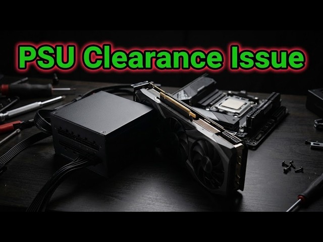 Can't Install Large GPU in SFF PC Case Due to Power Supply Clearance