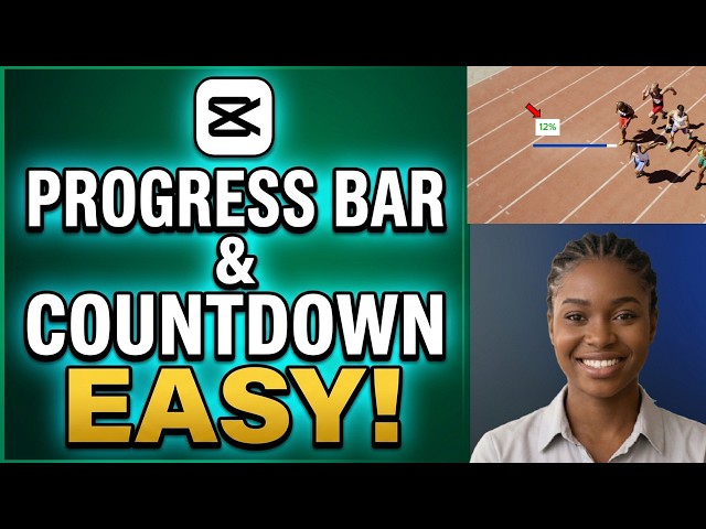 How to Create Progress Bar and Count Down Animation in Capcut