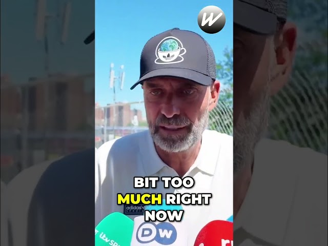 Klopp Debates World Cup Hydration Break Length #shorts