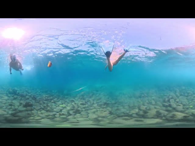 VR360 | Drifting Through Endless Mediterranean Blue | Immersive Ocean Escape 8K