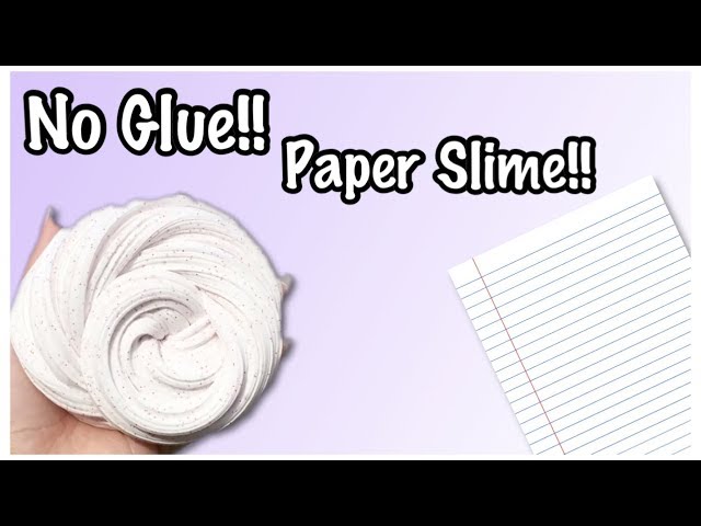 No Glue Paper Slime!!🔮 Testing No Glue Paper Slime Recipes!!
