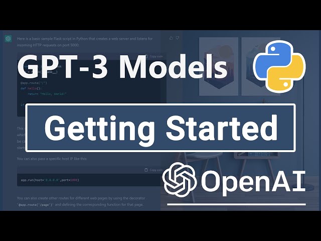 Getting Started With OpenAI GPT (GPT 3 Model) API In Python | Tutorial For Beginners