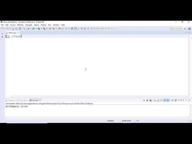 Finally Block in Java | Exception Handling Explained | Java OOPS Tutorial