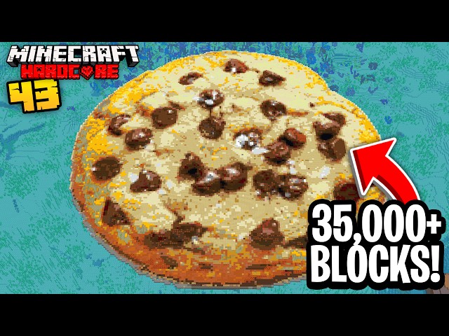 I Built the World's Largest Cookie in Minecraft Hardcore