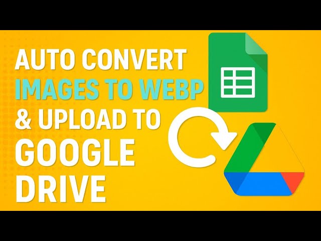 Auto Convert Images to WebP & Upload to Google Drive | No-Code Workflow in n8n