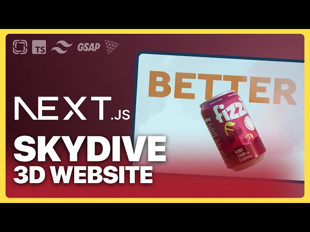 Build a 3D Ecommerce Landing Page with Next.js, GSAP, Three.js and Prismic  - Full Course