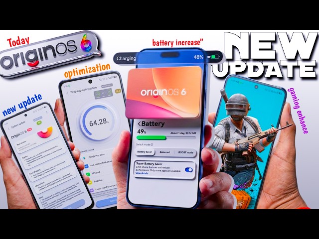 😃 Finally OriginOS 6 Latest UpDate 🔓UNLOCK EveryThing 🤩 | For Vivo & iQOO users #vivo #originos6