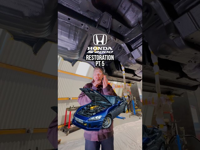 WHAT A TRANSFORMATION to the underside of my Honda S2000