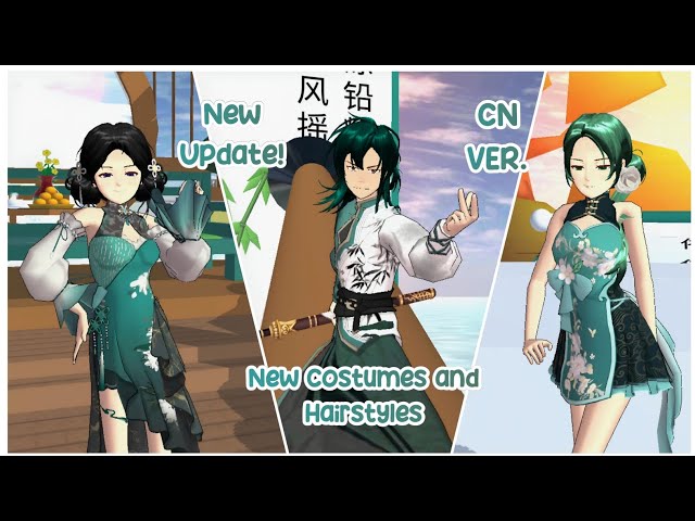 New Update! New Costumes and Hairstyles in Sakura School Simulator Chinese Version 😍