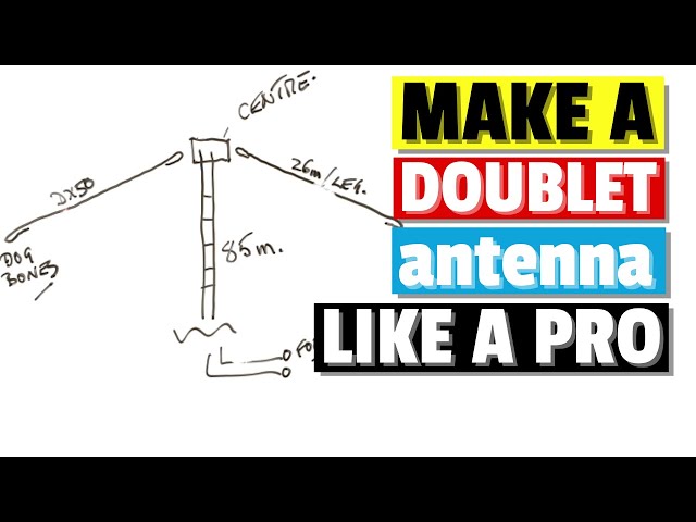 How to Make a Doublet Antenna for Ham Radio HF Bands