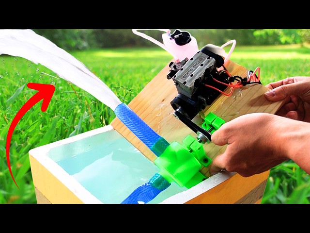 I Built a Water Pump with a ST-NF2 Nitro Engine