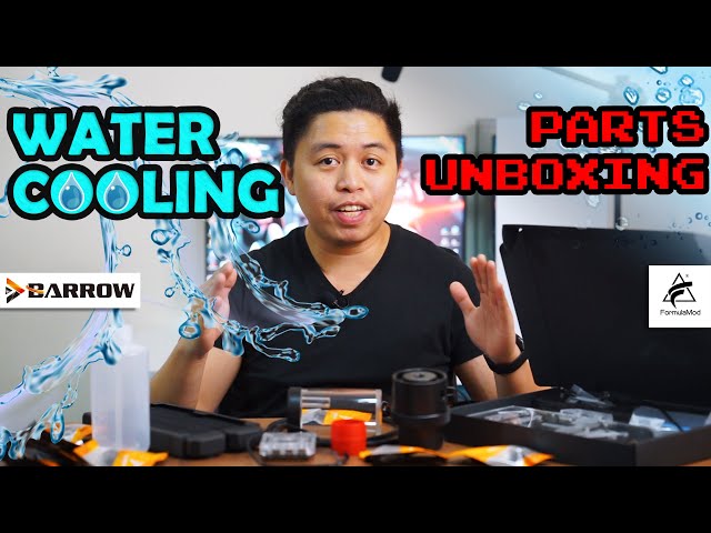 First hardline watercooling PC - Parts Unboxing