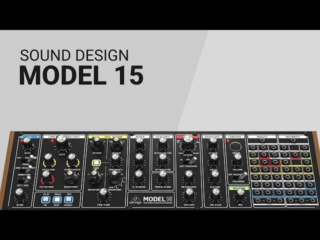 Behringer MODEL 15 Sound Design Episode One