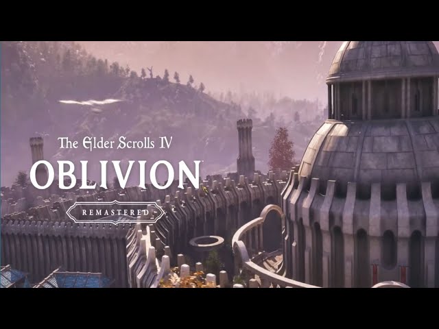 Oblivion Remastered (Master Live Stream) - Part 1: THERE WILL BE NO MUSIC IN THIS PLAYTHROUGH!