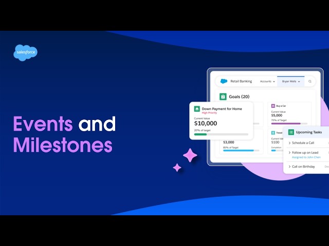 Events and Milestones | Agentforce Financial Services