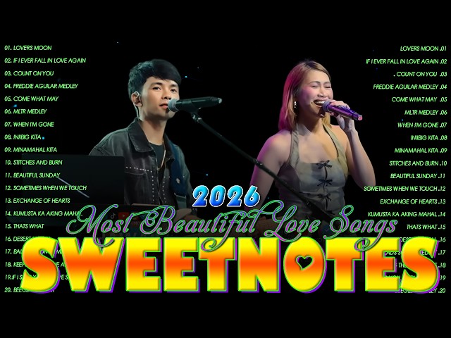 SWEETNOTES Nonstop Playlist 2026 💞 Sweetnotes Music Live 2026