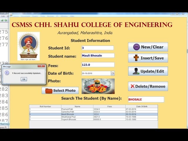 java project for beginners with source code | Insert Update Delete Java Netbeans MySql step by step