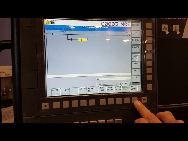 Fanuc CNC: PMC ladder editing and bit naming