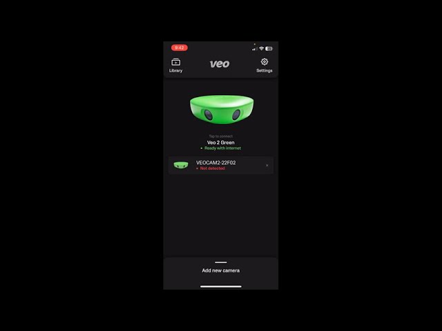Using the Veo Camera App