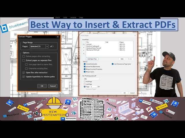 Bluebeam Revu | Insert & Extract PDF Sheets the Right Way | Full Guide