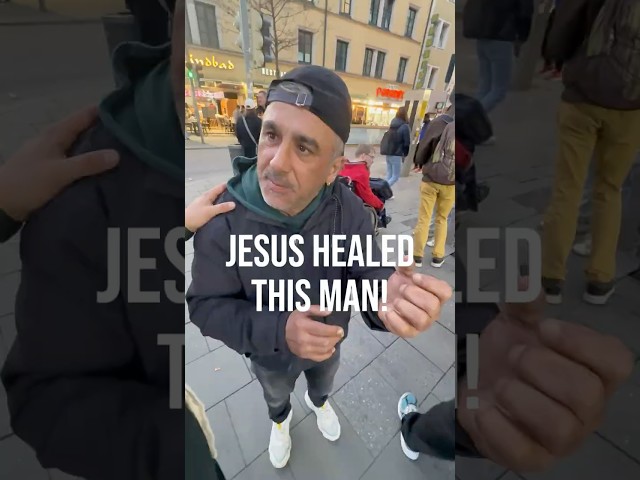 JESUS HEALED THIS MAN IN MUNICH🙌🏽❤️🔥