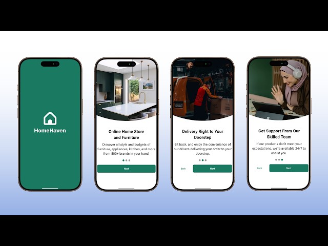 Flutter UI Design Tutorial - HomeHaven App (Part 1: Splash & Onboarding)