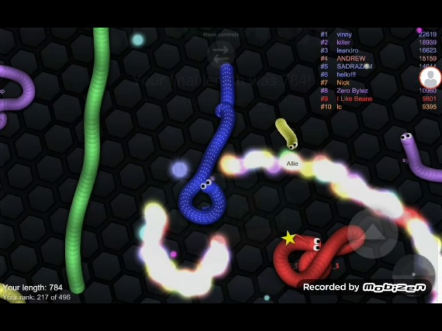 Slither.io !!! Pembasmihan cacing