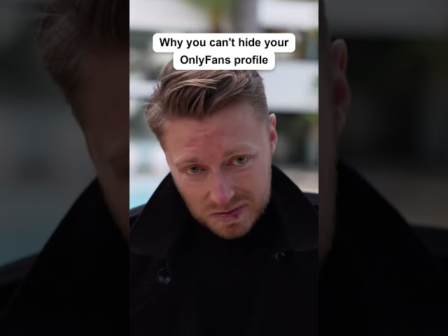 Full Video 👇 Why you can't hide your OnlyFans profile #onlyfans #contentcreator #creatoreconomy