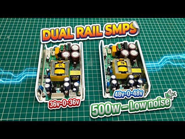 500W Dual Voltage SMPS Demo: Bhari Transformer Ka Jhanjhat Khatam! Perfect SMPS for Audio Amplifier