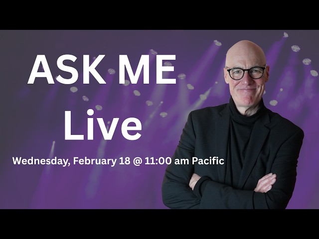 Is It Too Late? Live Voice Q&A for Singers Over 50