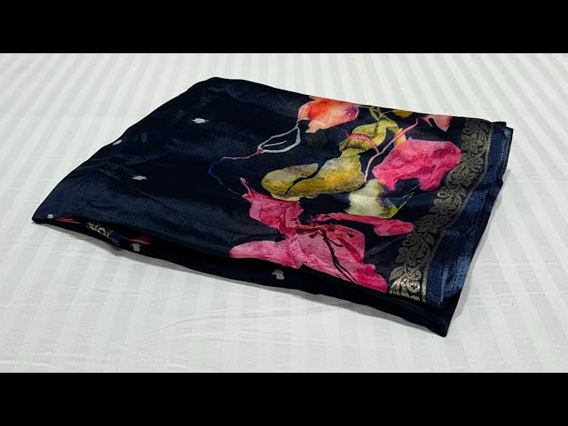 🔥 Latest Chinon Digital Print Sarees 😍 | New Designs 2026 | Ek Se Badhkar Ek Trending Collection ✨