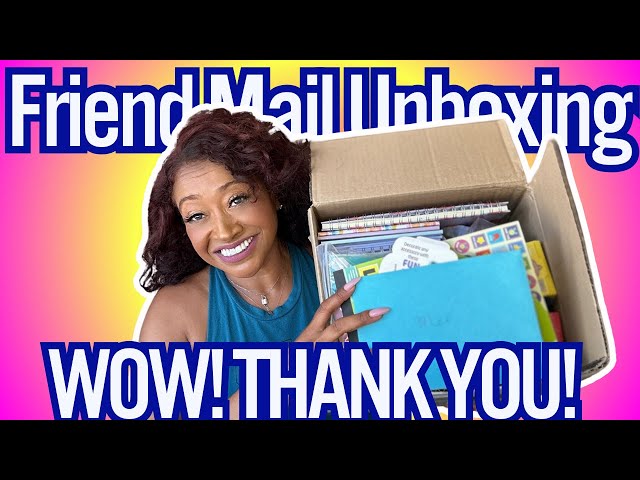 Friend Mail Unboxing😱💖Simply Blown Away By Your Generosity Thank You💖#new #friendmail