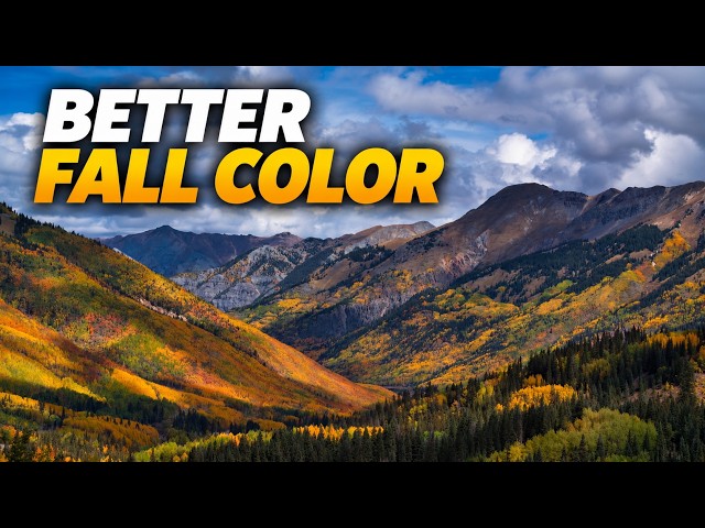 Make Fall Colors POP Without Overdoing It