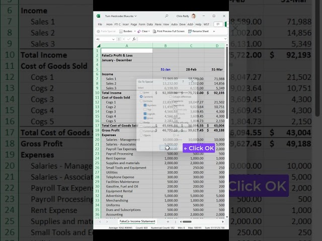 Quick trick to Turn Hardcodes Blue