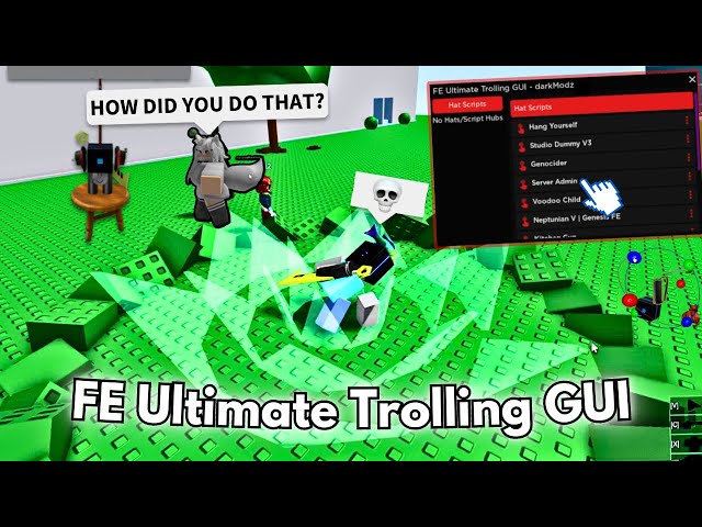 Roblox FE Ultimate Trolling GUI Script 🔥 INSANE *BEST* Roblox UTG Trolling & Sus😳 Scripts GUI⭐2023