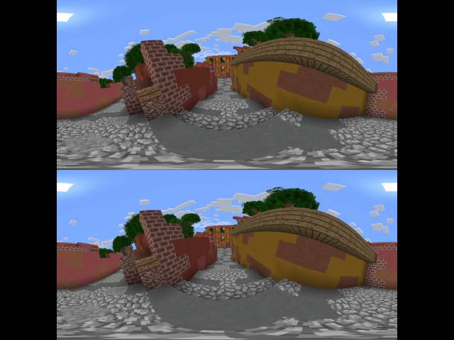 Minecraft Quake 360 3D VR!